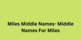 Miles Middle Names