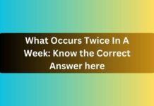 What Occurs Twice In A Week: Know the Correct Answer here What Occurs Twice In A Week