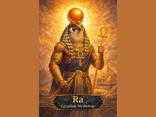 Ra, the sun god of Egypt