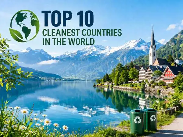 Top 10 Cleanest Countries in the World Top 10 Cleanest Countries in the World